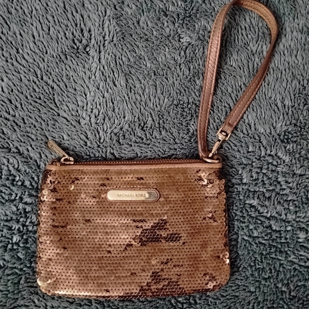 MICHAEL KORS Sequin Wristlet Wallet Women's
